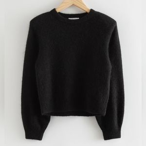 & OTHER STORIES Relaxed Padded Shoulder Sweater